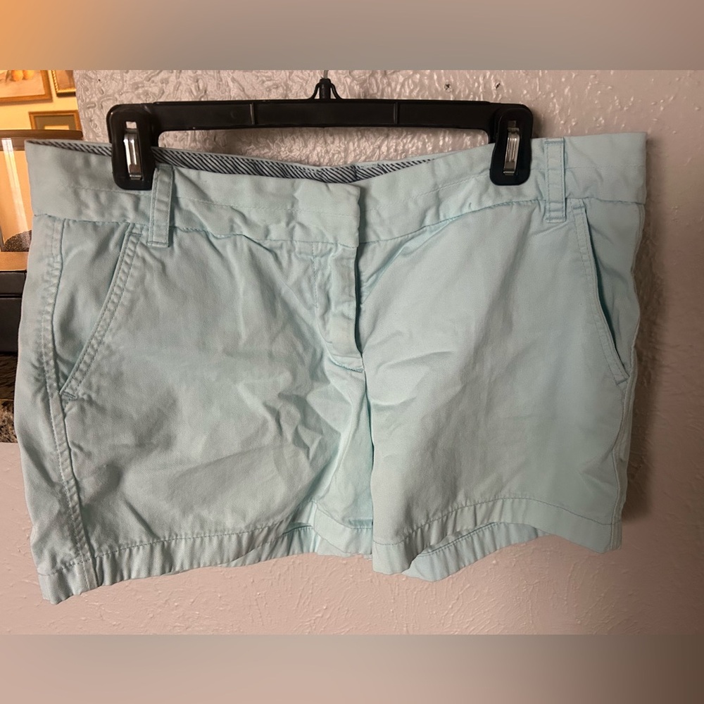 J. Crew City Fit Chino Shorts Mint Size 12